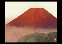 Red Mt. Fuji by Kojin Nishimura - Auction record, sale price, and art valuation. Compare with similar artists and explore comparable artworks.