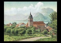 Tower in the lakeside