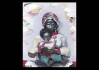 Mother and Child in Sahara