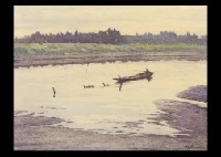 Landscape of Waterside by Katsumi Miyake - Auction record, sale price, and art valuation. Compare with similar artists and explore comparable artworks.