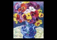 Tricolored Pansy by Shigekichi Tanaka - Auction record, sale price, and art valuation. Compare with similar artists and explore comparable artworks.