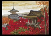 Autumn in Kiyomizu Temple