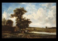 Paturge dans le Berry by Leon-Victor Dupre - Auction record, sale price, and art valuation. Compare with similar artists and explore comparable artworks.