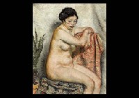 Sitting Nude by Yoshihiko Kumaoka - Auction record, sale price, and art valuation. Compare with similar artists and explore comparable artworks.