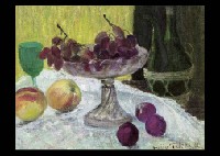 Still Life of the Grapes by Fujio Takeya - Auction record, sale price, and art valuation. Compare with similar artists and explore comparable artworks.