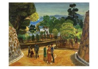 Landscape of Atami by Tatsushiro Takabatake - Auction record, sale price, and art valuation. Compare with similar artists and explore comparable artworks.