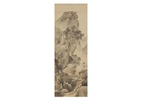 Mountain scape by Yosa (Taniguchi) Buson - Auction record, sale price, and art valuation. Compare with similar artists and explore comparable artworks.