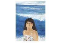 Woman at beach by Rinko Okamura - Auction record, sale price, and art valuation. Compare with similar artists and explore comparable artworks.