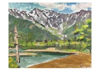 Remaining Snow in Kamikochi