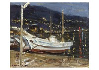 Night View of the Port by Kenzo Narahara - Auction record, sale price, and art valuation. Compare with similar artists and explore comparable artworks.