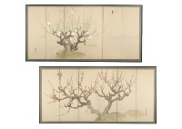 Red and White Plum (2) by Shiho Sakakibara - Auction record, sale price, and art valuation. Compare with similar artists and explore comparable artworks.
