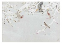 Birds in the snow