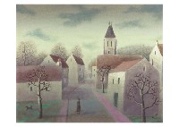 Entrance of the Village by Taira Motomura - Auction record, sale price, and art valuation. Compare with similar artists and explore comparable artworks.