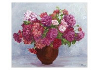 Sample artwork by Kazuyo Fujii (20th Century), known for painting - View similar artists and auction records