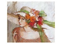 Woman with Ribbon