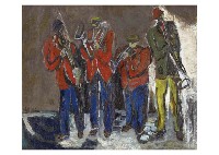 Jazz by Tatsuo Arai - Auction record, sale price, and art valuation. Compare with similar artists and explore comparable artworks.