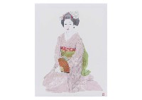 Summer Japanese-style room by Shiro Naganawa - Auction record, sale price, and art valuation. Compare with similar artists and explore comparable artworks.