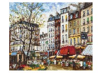 Morning Market by Takuji Seki - Auction record, sale price, and art valuation. Compare with similar artists and explore comparable artworks.