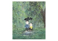 In the rain
