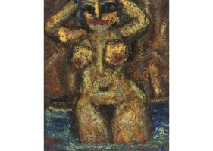 Nude in water