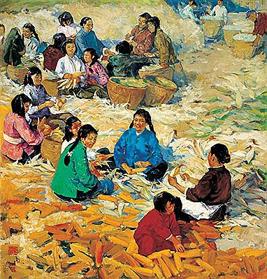 Sample artwork by Yifu Fei (1913 - 1982), known for painting - View similar artists and auction records
