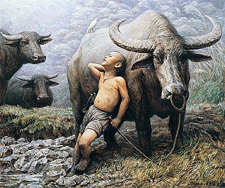 Buffalo Boy - Daydream by Zijian Li - Auction record, sale price, and art valuation. Compare with similar artists and explore comparable artworks.