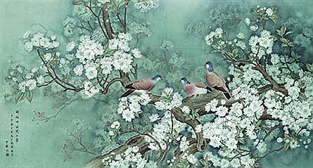 Flowers and Birds by Zhou Zhongyao - Auction record, sale price, and art valuation. Compare with similar artists and explore comparable artworks.