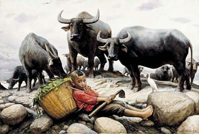 Sample artwork by Zijian Li (Born 1954), known for painting - View similar artists and auction records