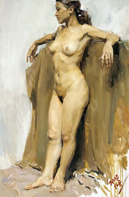 Nude by Hongzhou He - Auction record, sale price, and art valuation. Compare with similar artists and explore comparable artworks.