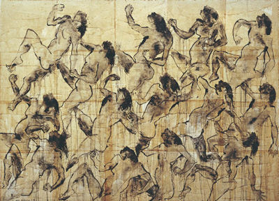 Sample artwork by Putu Sutawijaya (Born 1971), known for painting and sculpture - View similar artists and auction records