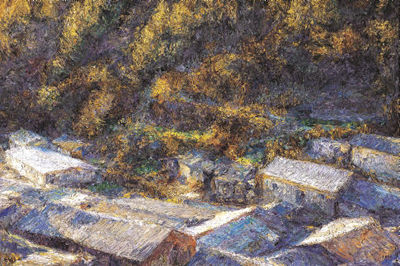Sample artwork by Chi Gyun Oh (Born 1956), known for painting - View similar artists and auction records