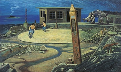 Sample artwork by Lien Chien-Hsing (Born 1962), known for painting; characters and magical figures in cultural ruins - View similar artists and auction records