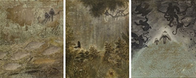 Rainy Forest; Water's Edge & Story Teller by Toshiyuki Enoki - Auction record, sale price, and art valuation. Compare with similar artists and explore comparable artworks.