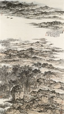 Landscape in Jiangnan by Jingshan Wu - Auction record, sale price, and art valuation. Compare with similar artists and explore comparable artworks.