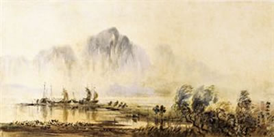 Fishing Boats by the Misty River by In-Ting Ran - Auction record, sale price, and art valuation. Compare with similar artists and explore comparable artworks.