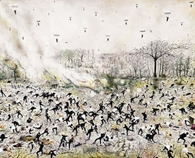 The War in an Individual No. 1 by Ryuki Yamamoto - Auction record, sale price, and art valuation. Compare with similar artists and explore comparable artworks.