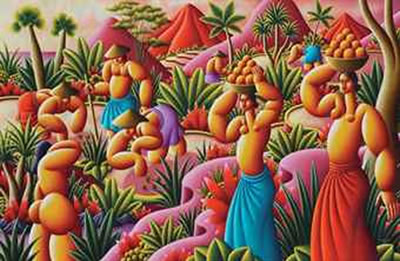 Harvest scene by Richard Winkler - Auction record, sale price, and art valuation. Compare with similar artists and explore comparable artworks.