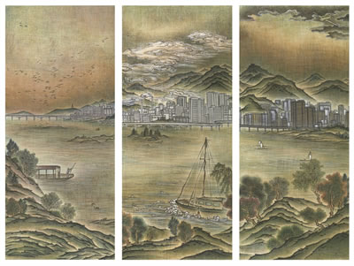 Evening Return; Dawn Fog; & Night Flight (3)