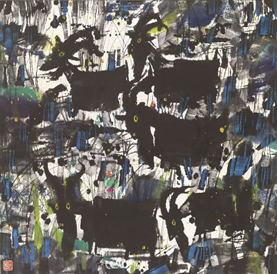 Five Goats by Fuyuan Li - Auction record, sale price, and art valuation. Compare with similar artists and explore comparable artworks.