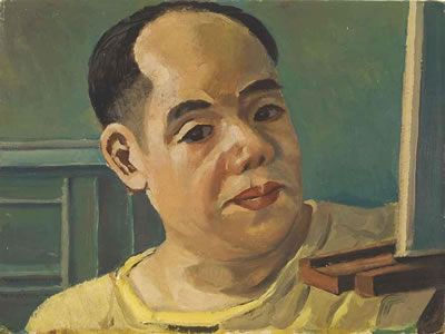 Portrait of Jiyuan Wang: Self-portrait