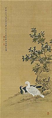 Ducks and Tong Blossoms