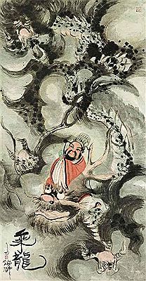 Riding the Dragon by Yao Huang - Auction record, sale price, and art valuation. Compare with similar artists and explore comparable artworks.