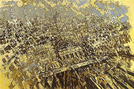 Landscapes of History: Wall and Power (triptych)