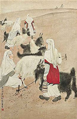 Sketching in the Qilian Mountains
