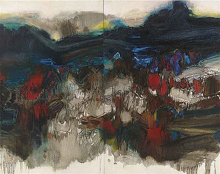 Untitled-- diptych