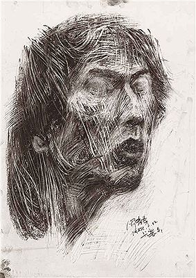 Portrait of Chunya Zhou: Self-portrait