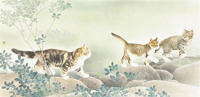 Cats by Cheng' Ai Xing - Auction record, sale price, and art valuation. Compare with similar artists and explore comparable artworks.