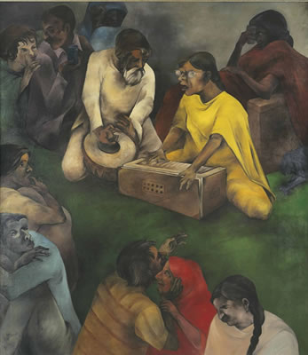 Sample artwork by Gurcharan Singh (Born 1949), known for painting, animation - View similar artists and auction records