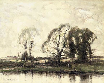 The Riverside Path by William Alfred Gibson - Auction record, sale price, and art valuation. Compare with similar artists and explore comparable artworks.