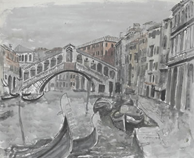 The Rialto Bridge, Venice